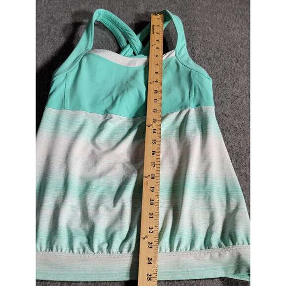Athleta Stride Crunch And Punch Tank Top Mint Green Women's Size Small - Picture 14 of 15